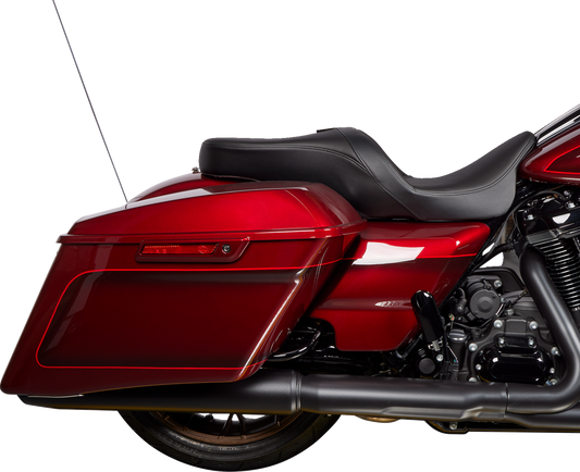 Drag Specialties Freedom Solar Leather Seat fits 2008-2024 Harley Touring  FLHX