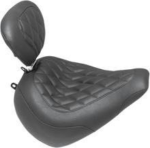Mustang Tripper Diamond Solo Seat & Backrest for 2018-2021 Harley Breakout FXBR
