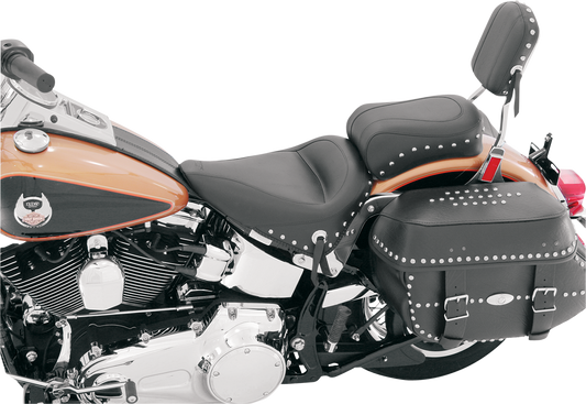 Mustang Studded Solo Seat for 2000-2017 Harley Softail Deluxe Heritage Springer