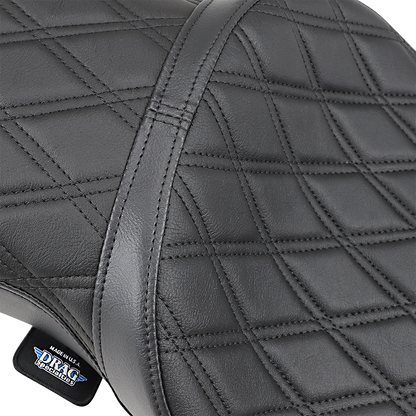 Drag Specialties Double Bucket Diamond Stitch Seat 2010-2022 Harley Sportster XL