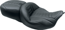 Mustang Deluxe Gray Stitch Touring Seat for 2008-2025 Harley Touring 79006GM