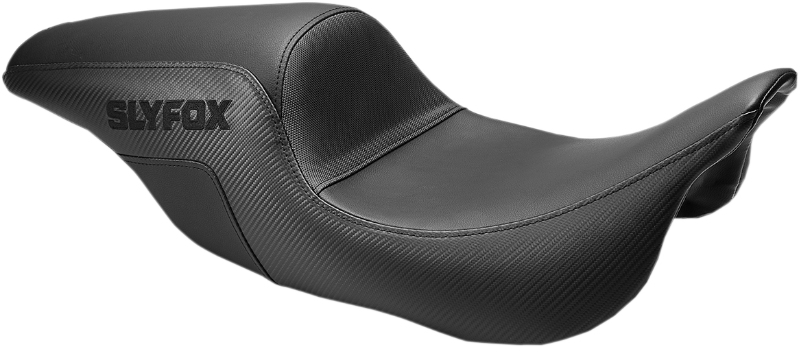 Slyfox Step Up Pro Series Carbon Fiber Seat for 2008-2024 Harley Touring SF80807