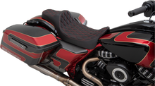 Drag Specialties Extended Reach Diamond Stitch Seat fits 2008-25 Harley Touring