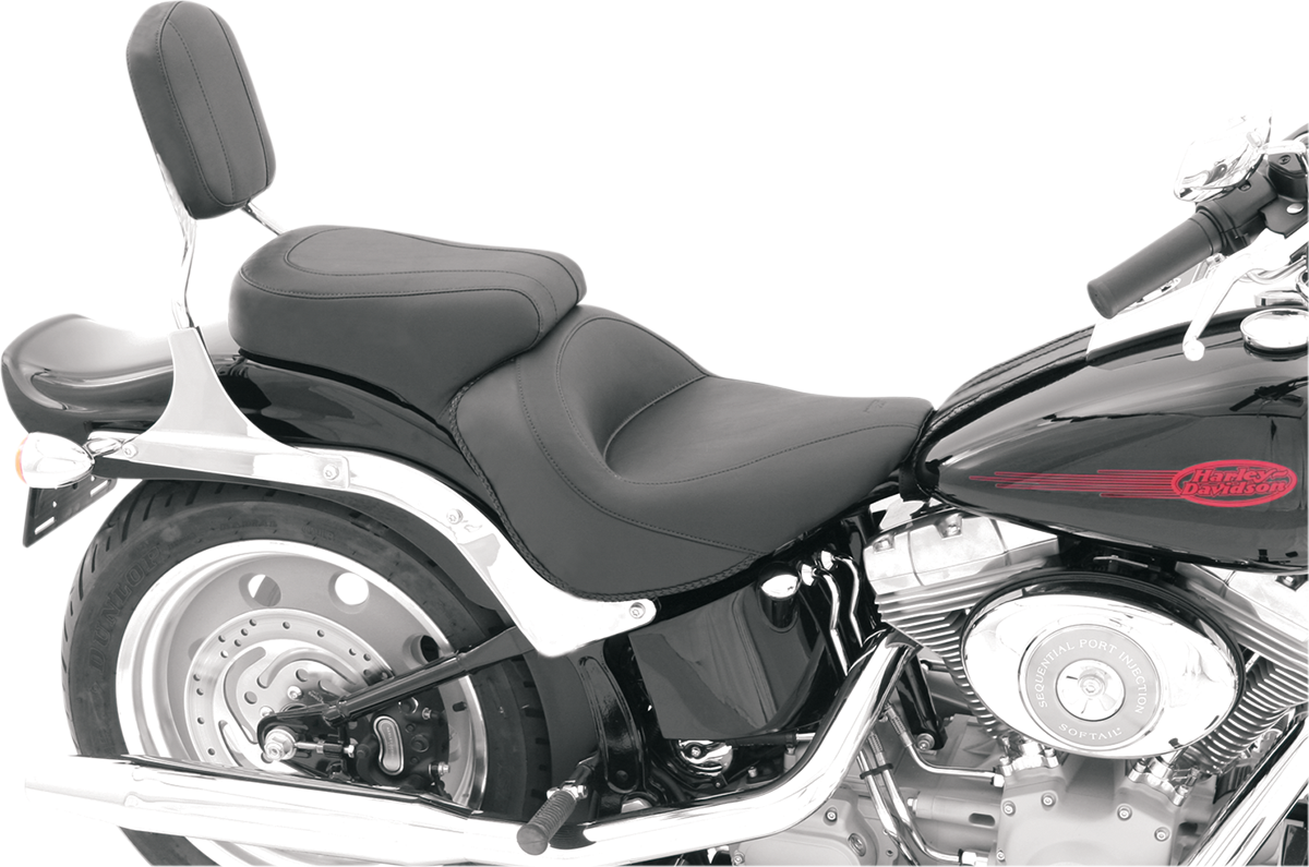 Mustang Vintage Style Seat for 2006-17 Harley Softail Fat Boy Night Train 76400