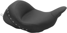 Mustang Lowdown Studded Solo Seat for 2009-23 Harley Touring FLHX FLHR FLHTK