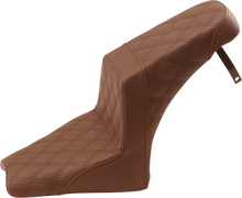 Saddlemen Brown Step Up Lattice Stitched Seat 2018-2024 Indian Scout Bobber