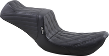Le Pera Tailwhip Diamond 2 Up Motorcycle Seat for 1999-2003 Harley Dyna Models