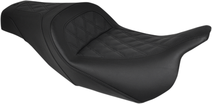 Saddlemen Slim Gel Motorcycle Seat fits 2008-2024 Harley Touring Street Glide