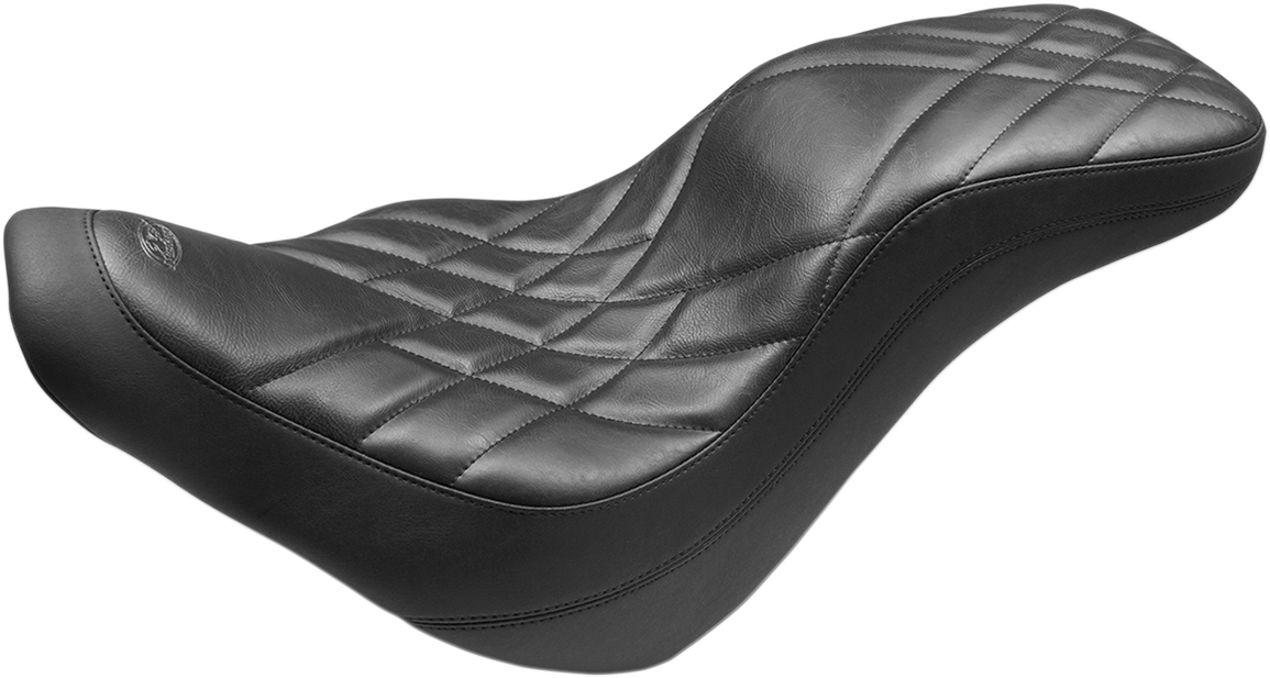 Mustang Daytripper Leather Seat 2018-2025 Harley Softail Low Rider Sport Glide