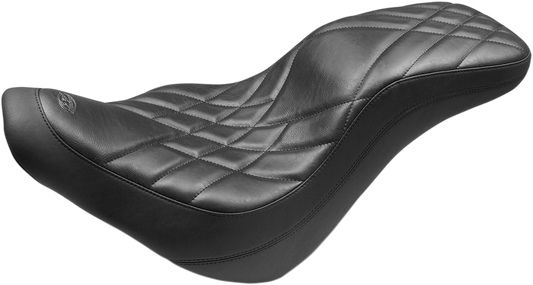 Mustang Daytripper Leather Seat 2018-2025 Harley Softail Low Rider Sport Glide