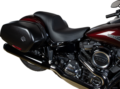Drag Specialties Predator Smooth Seat for 2018-2025 Harley Softail Low Rider