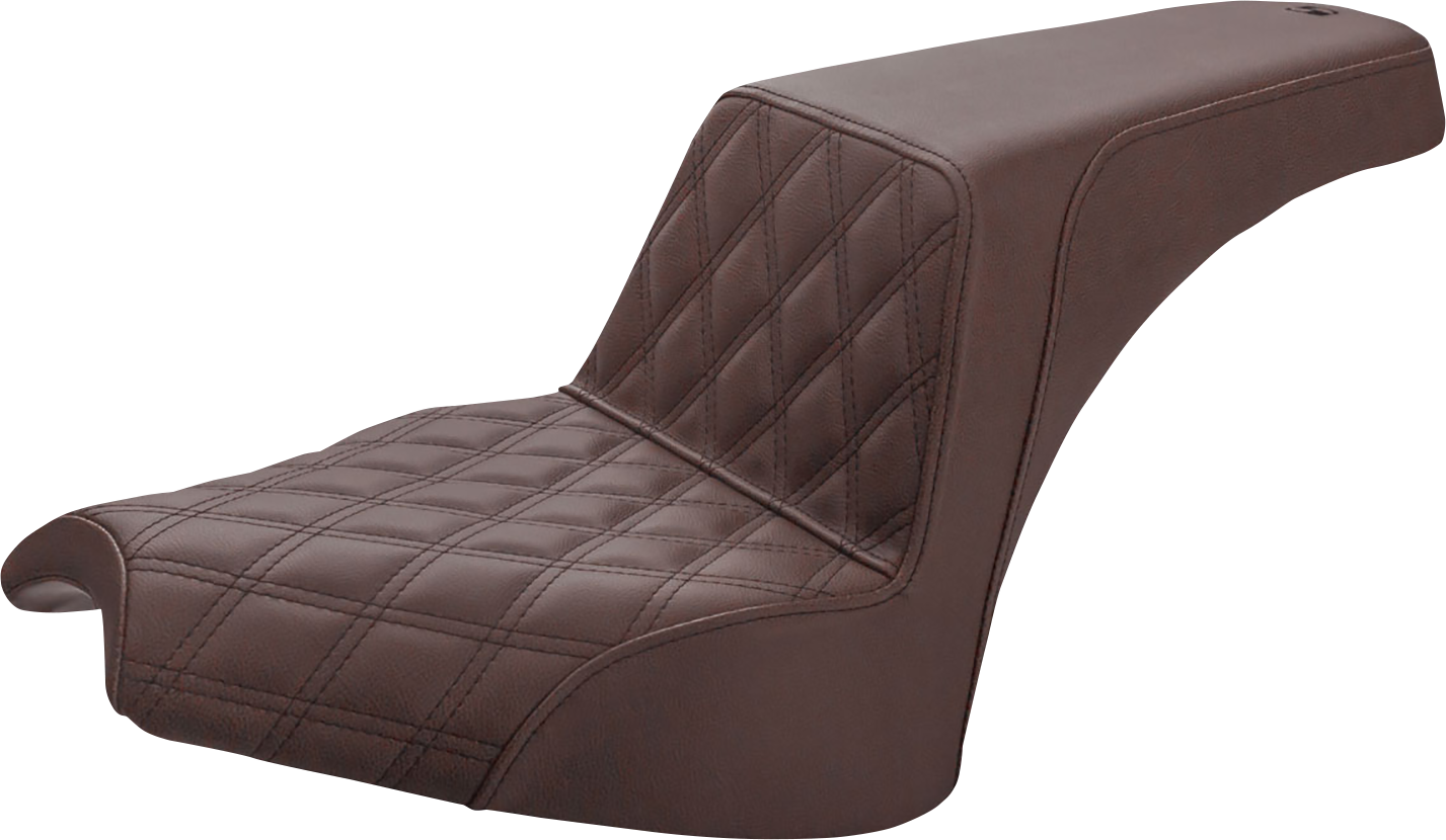 Saddlemen Brown Step Up with Gel Core Seat for 2022-2023 Indian Chief Dark Horse