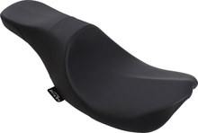 Danny Gray Black Leather Vinyl Weekday Seat 2008-2025 Harley Touring FLHR FLHX
