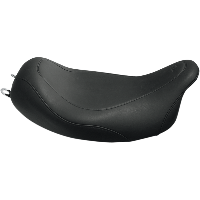 Mustang Wide Tripper Smooth Low Solo Seat fits 2008-2024 Harley Touring 76692