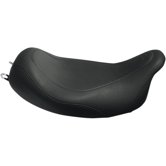 Mustang Wide Tripper Smooth Low Solo Seat fits 2008-2024 Harley Touring 76692
