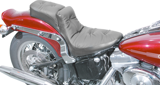Mustang Regal Duke Seat for 2000-2007 Harley Softail Fat Boy Heritage 75049