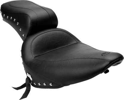 Mustang Original Studded Seat for 2000-2007 Harley Softail Fat Boy Heritage 75076