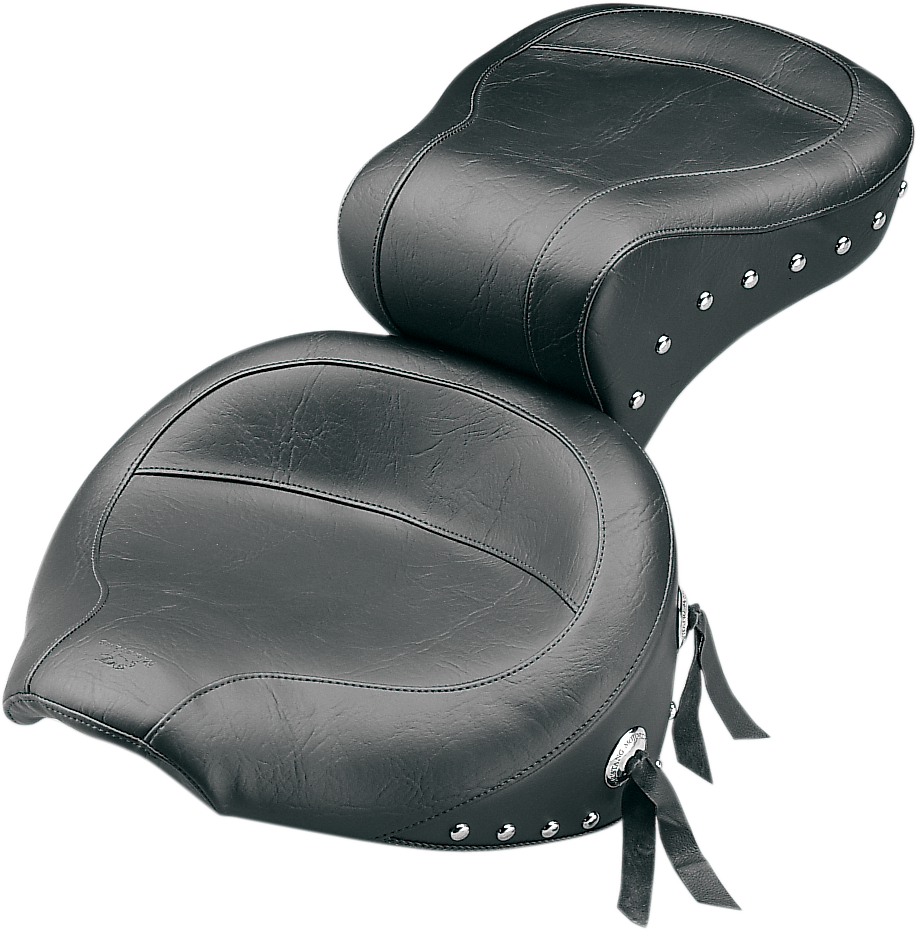 Mustang Wide Studded Seat for 1984-1999 Harley Heritage Bad Boy Nostalgia 75503