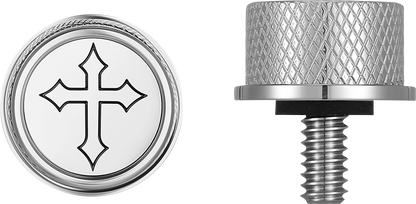 Figurati Designs Cross Seat Mounting Knob fits 1965-2022 Harley Touring Models