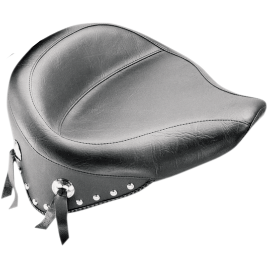 Mustang Studded Vinyl Wide Motorcycle Solo Seat 2000-2015 Harley Softail Models