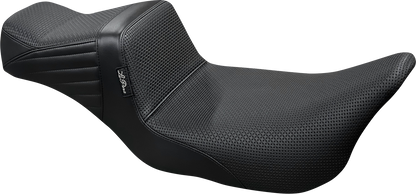 Le Pera Tailwhip Basketweave Daddy Long Legs Seat fits 2008-2024 Harley Touring